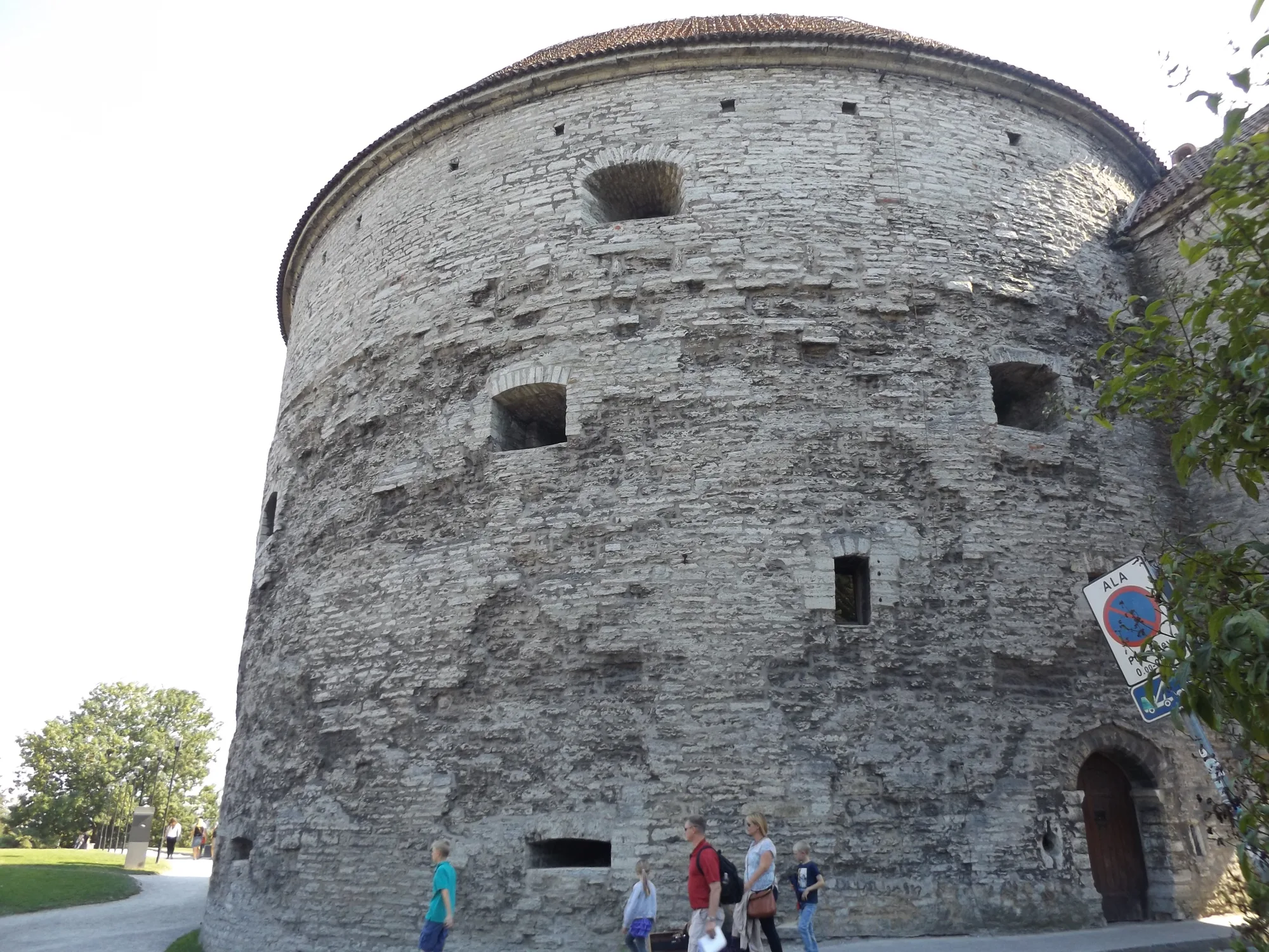 Fat Margaret (Paks Margareeta), the large squat round cannon tower by the Great Coast Gate in Tallinn